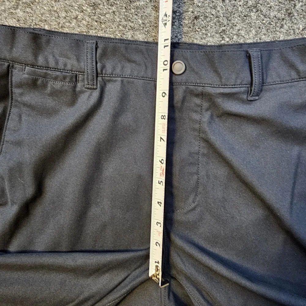 Banana Republic Aiden Fit Pants Mens 33x32 Navy‎ Blue Performance Golf Travel